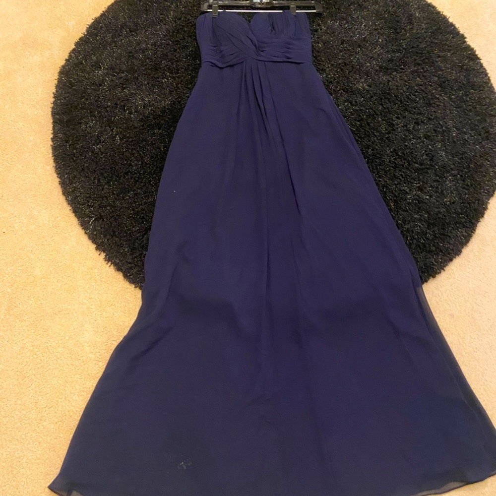 Navy bridesmaids dress